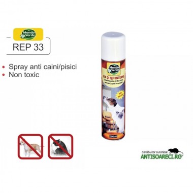 Spray anti caini si pisici pentru uz interior REP 33