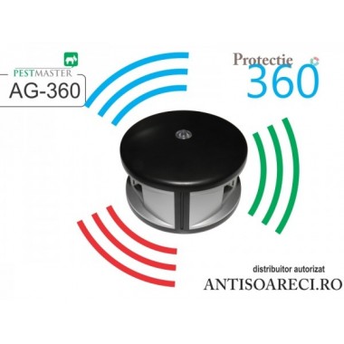 Aparat cu ultrasunete anti rozatoare, gandaci - Pestmaster AG360